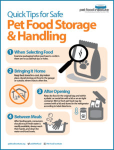 Pet Food Storage & Handling